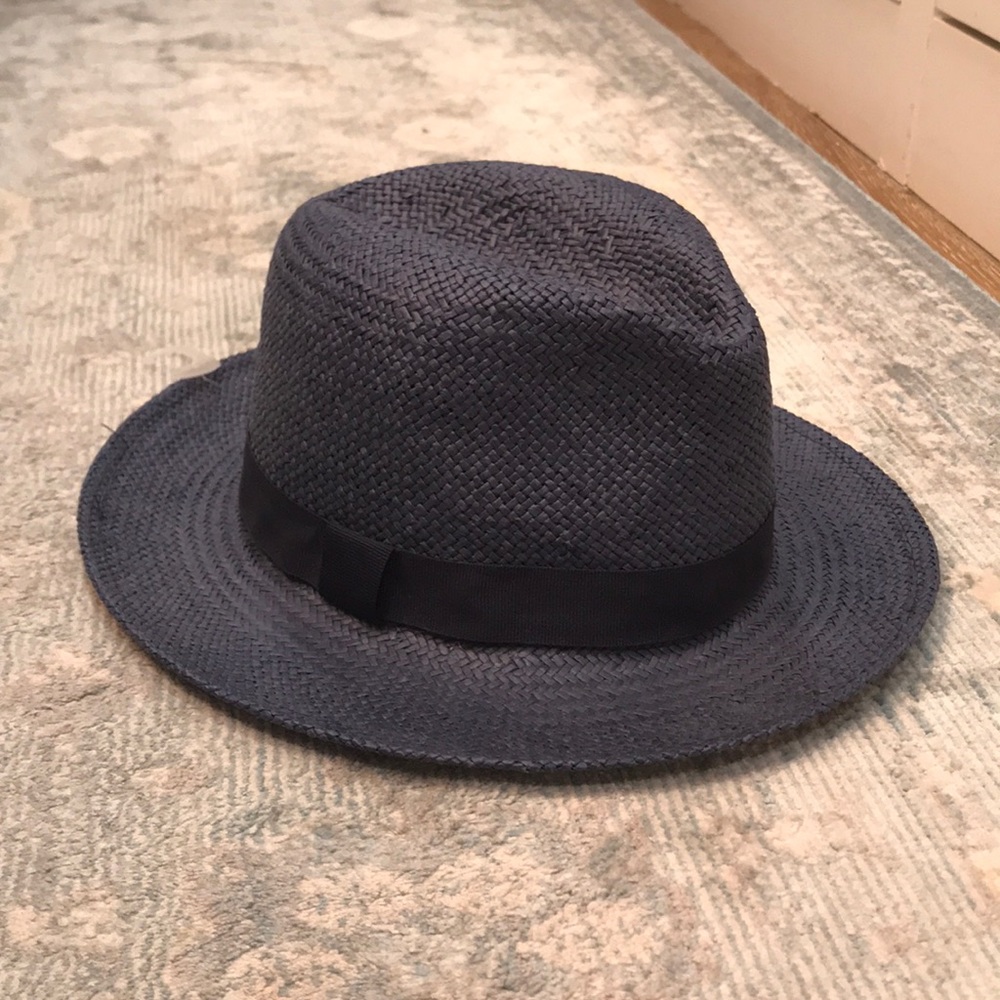 NWT Navy straw hat